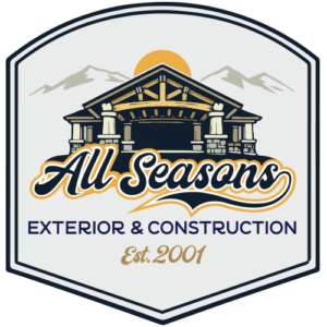 All Seasons Exterior and Construction logo for a North Idaho contractor serving Coeur d'Alene, Hayden, and Post Falls