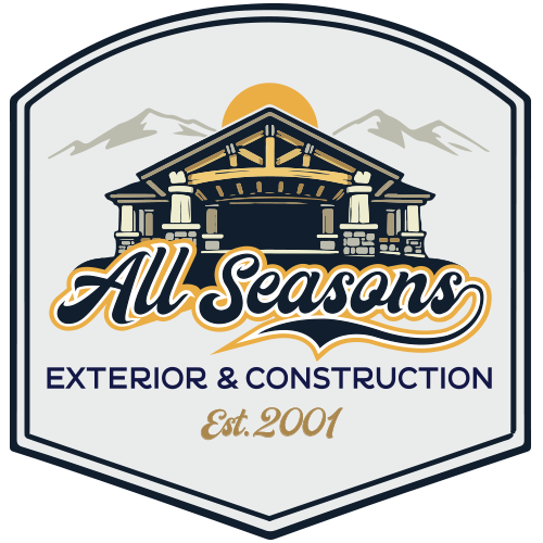 All Seasons Exterior and Construction logo for a North Idaho contractor serving Coeur d'Alene, Hayden, and Post Falls