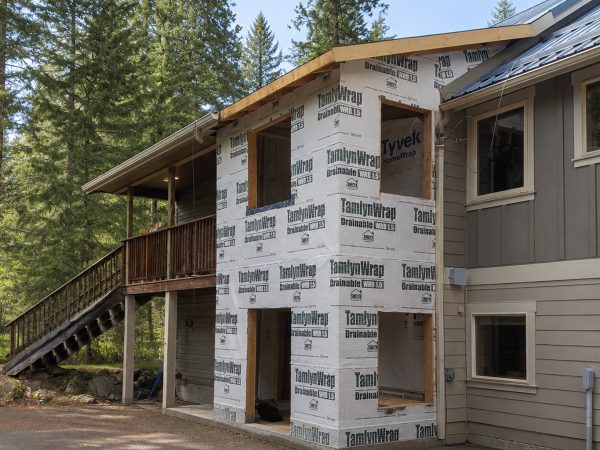 Covered Porch Addition Construction in North Idaho